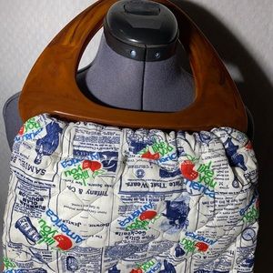 Vtg Tiffany & Co Newspaper handbag